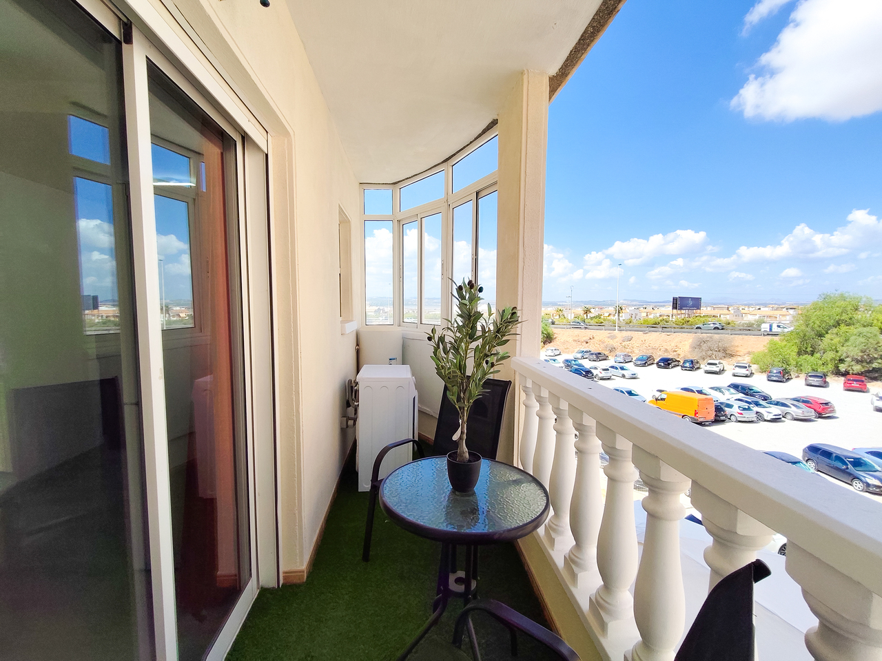 Pool area in apartment for sale in Torrevieja