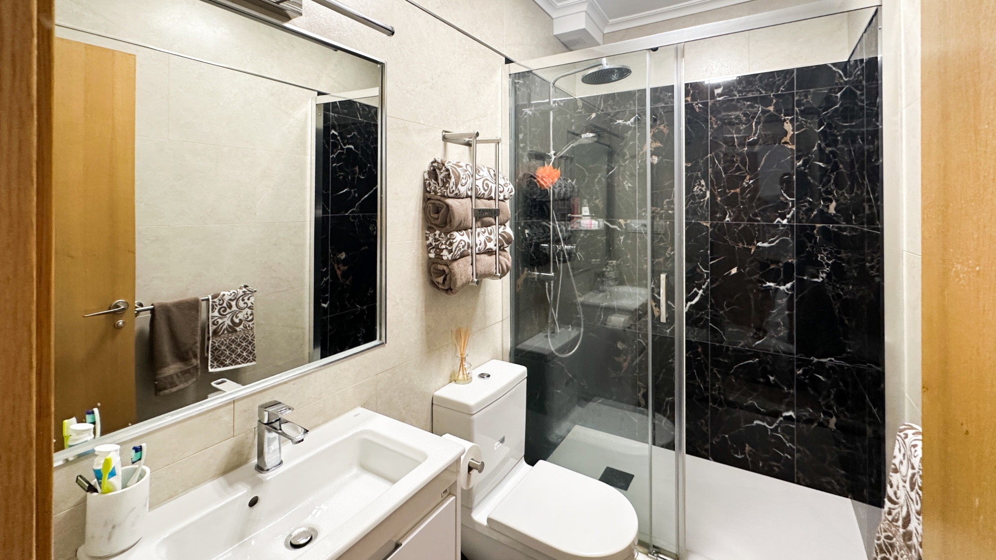 Master bedroom in terraced for sale in La Finca Golf Resort