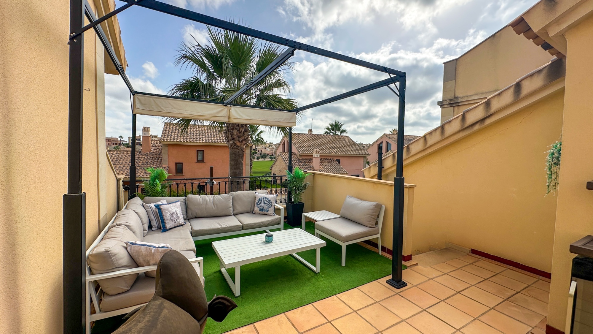 Master bedroom in terraced for sale in La Finca Golf Resort