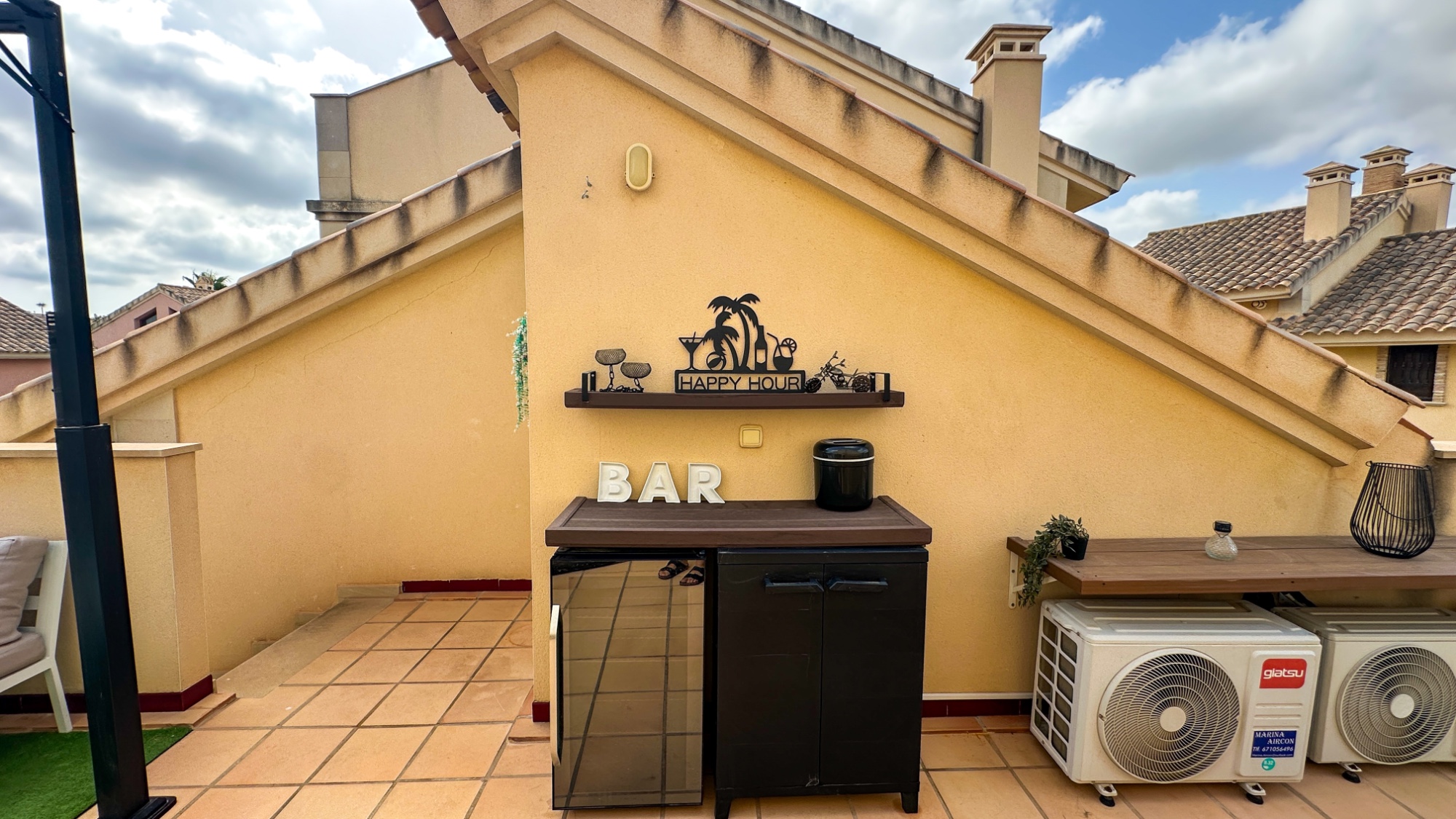 Terrace in terraced for sale in La Finca Golf Resort