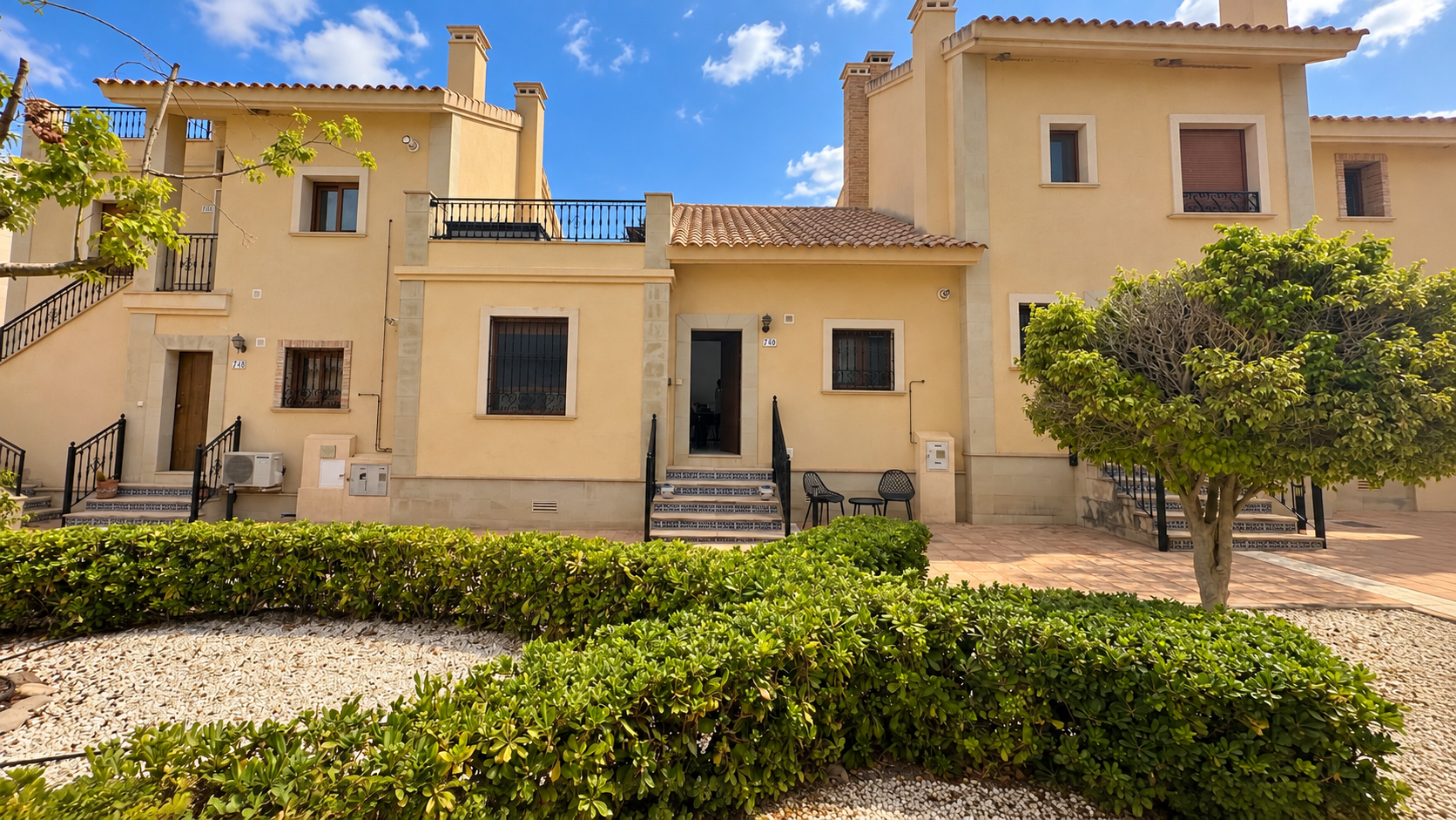 Living room in terraced for sale in La Finca Golf Resort