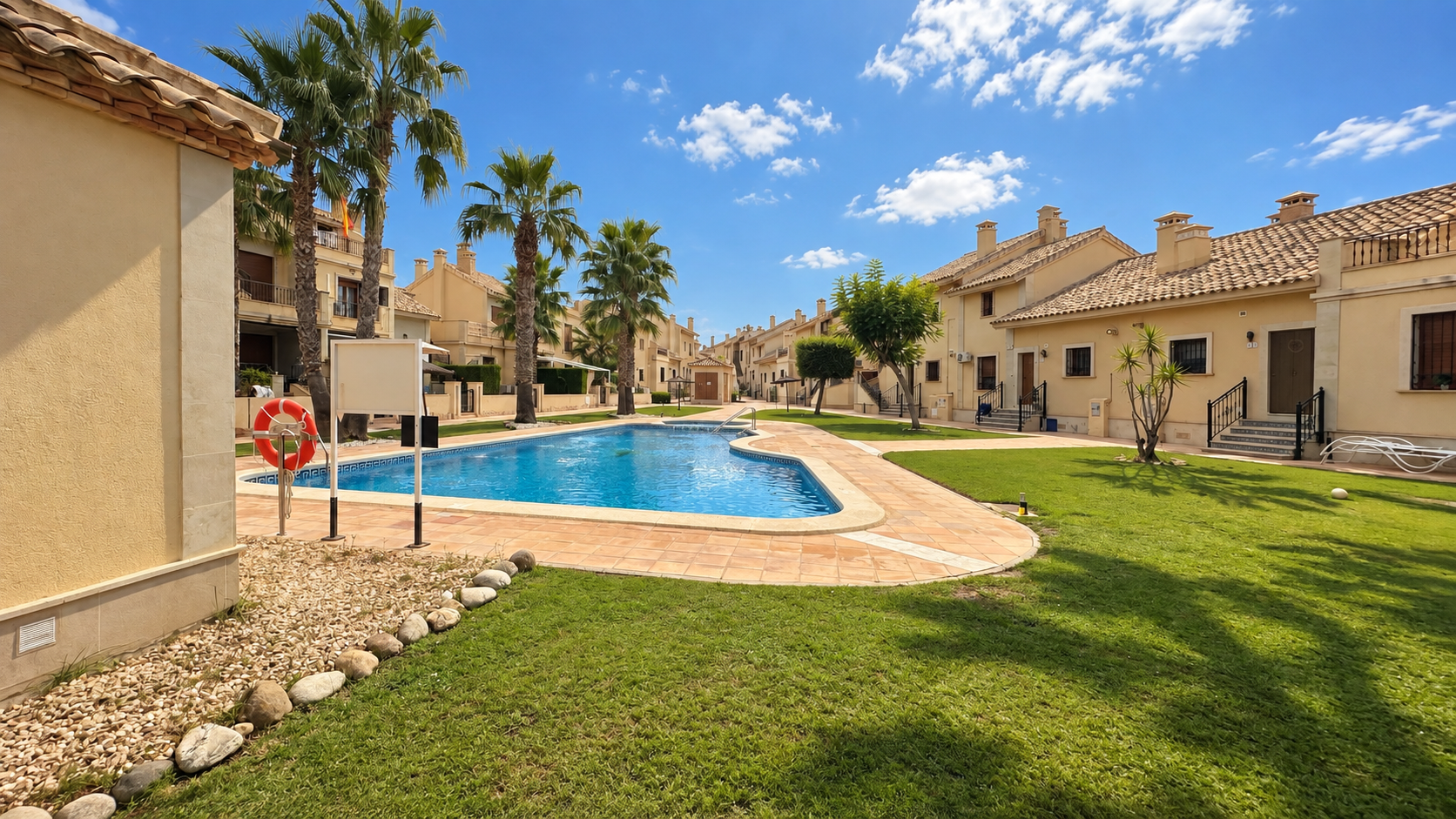 Master bedroom in terraced for sale in La Finca Golf Resort
