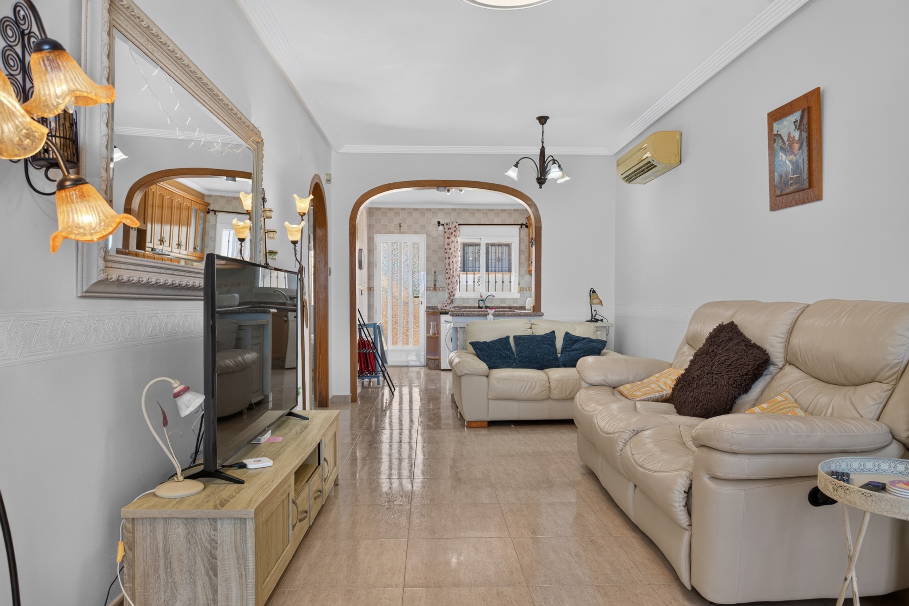 Living room in villa for sale in Orihuela Costa