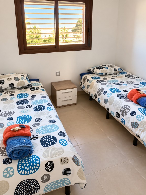 Living room in apartment for sale in Cabo Roig
