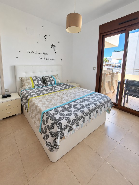 Dining area in apartment for sale in Cabo Roig