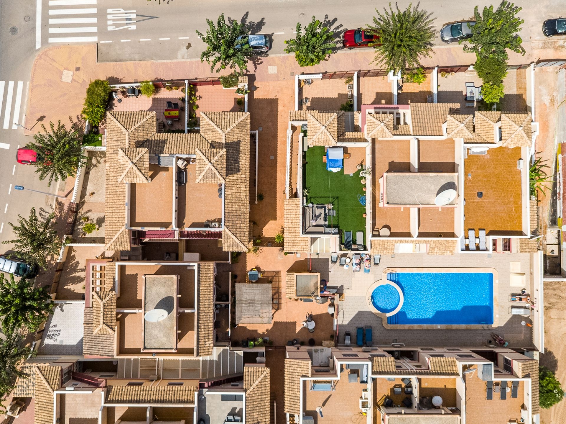 Master bedroom in bungalow for sale in San Pedro del Pinatar