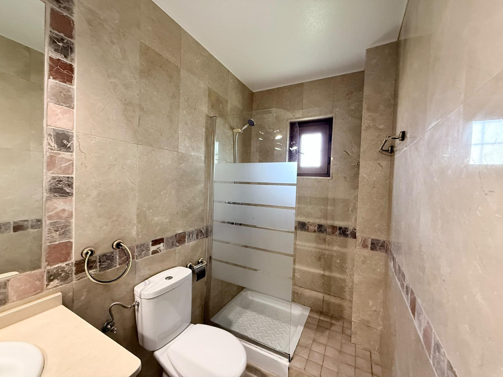 Pool area in bungalow for sale in Orihuela Costa