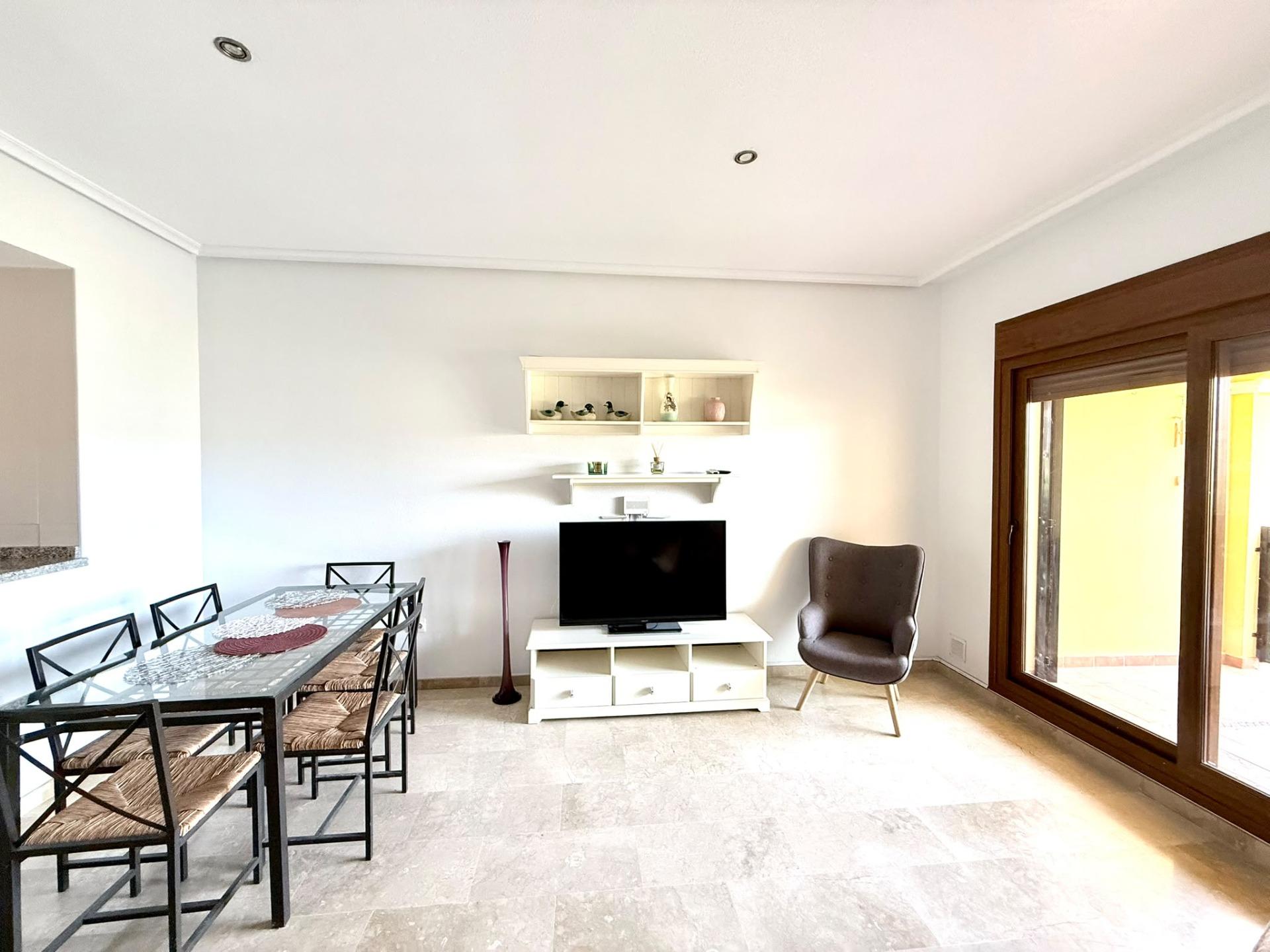 Terrace in bungalow for sale in Orihuela Costa