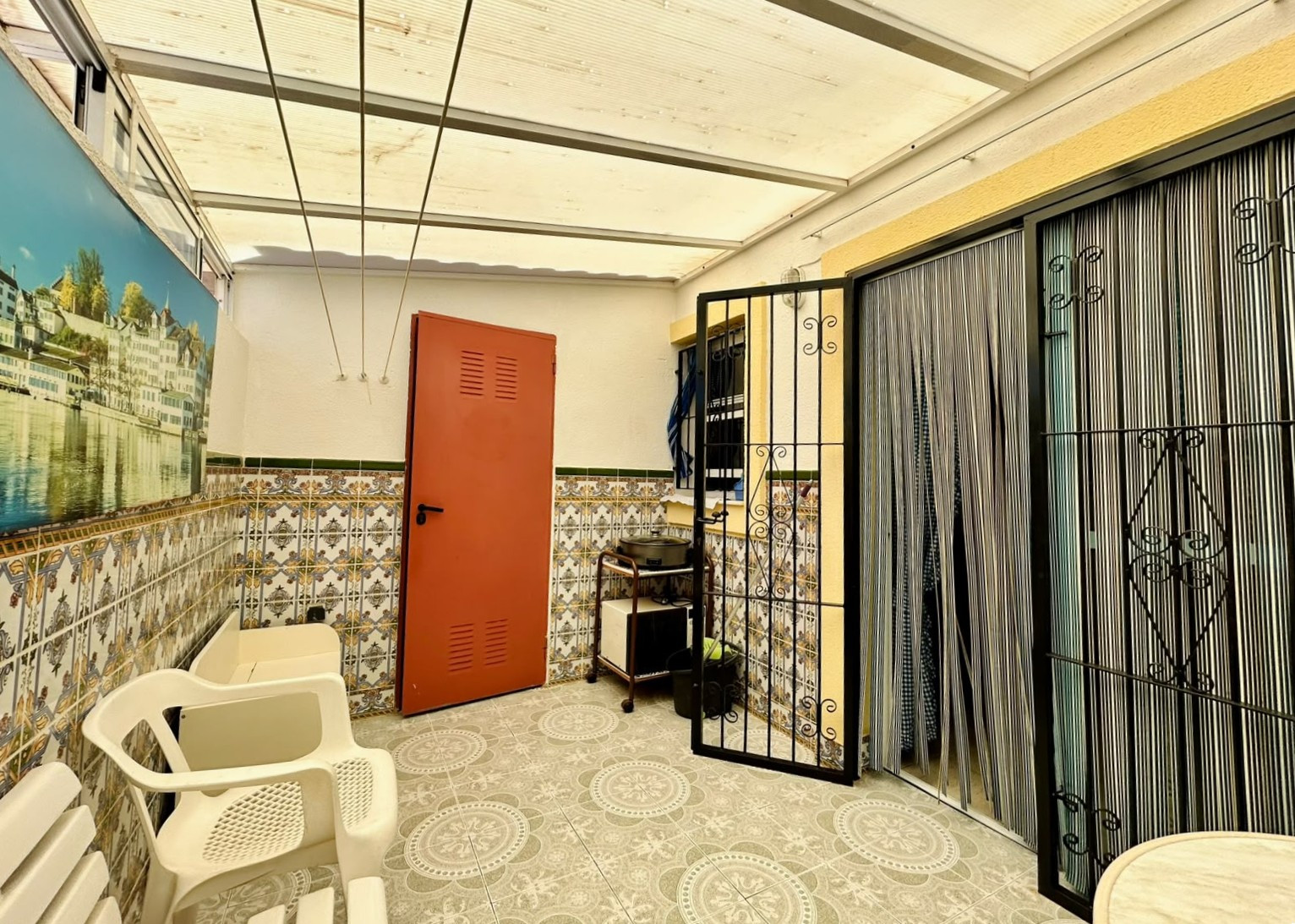 Pool area in terraced for sale in Torrevieja