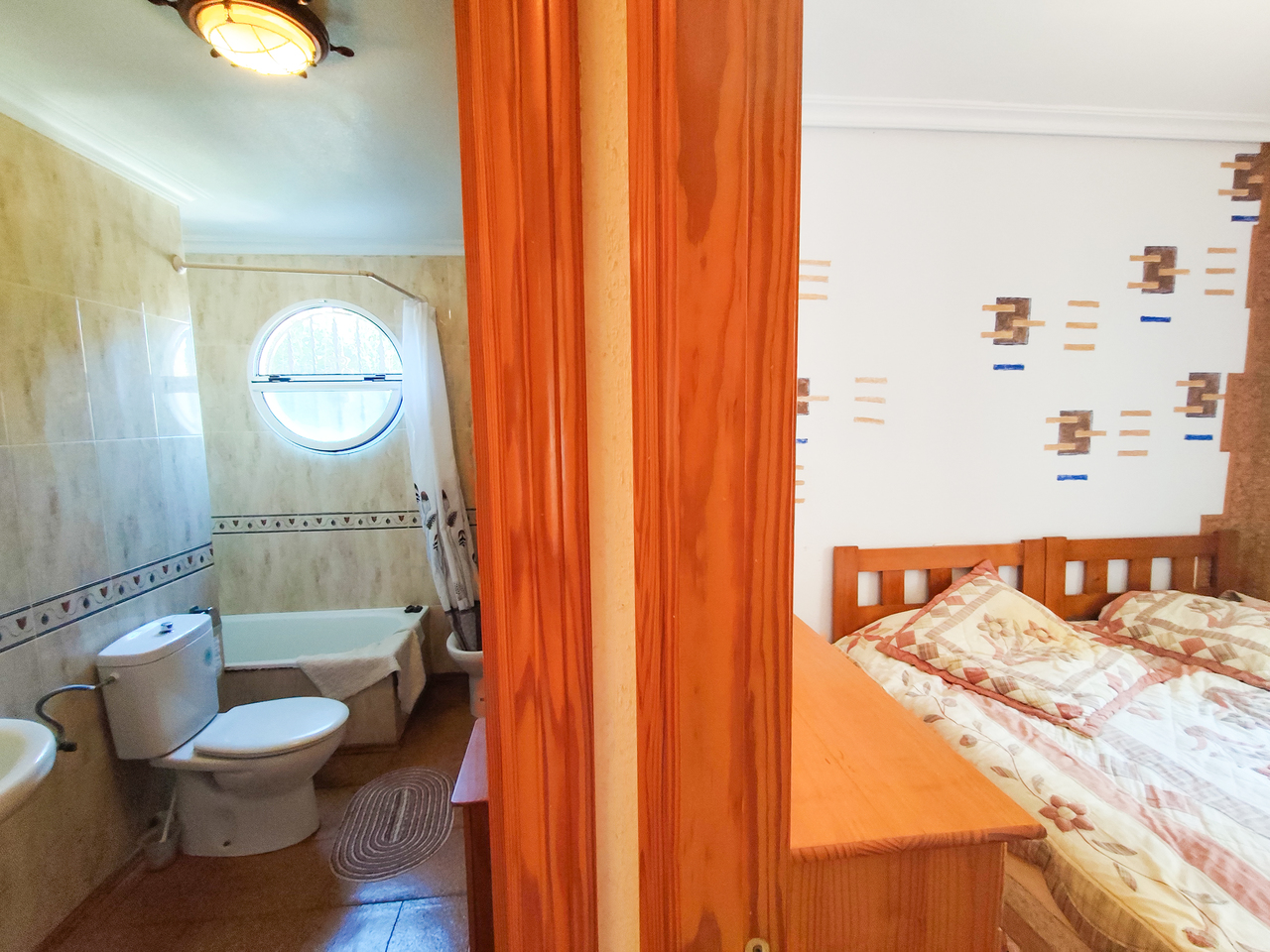 Dining area in apartment for sale in Cabo Roig