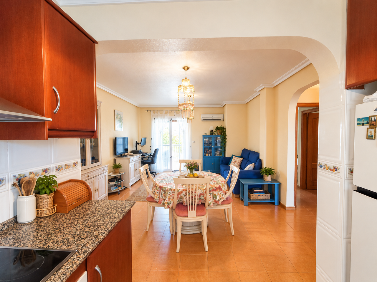 This ground-floor apartment offers an exceptional blend of privacy, efficiency, and comfort