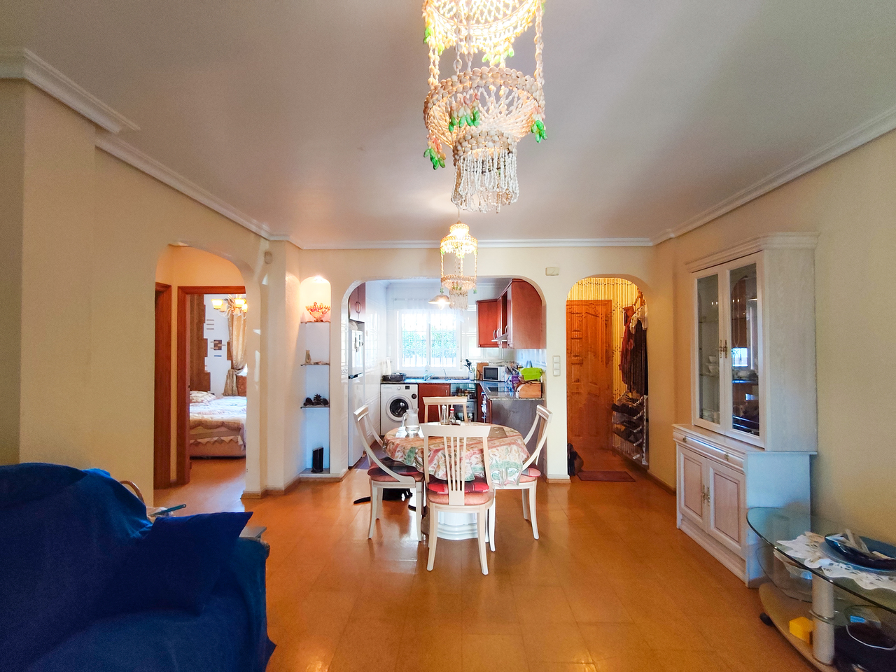 Pool area in apartment for sale in Cabo Roig