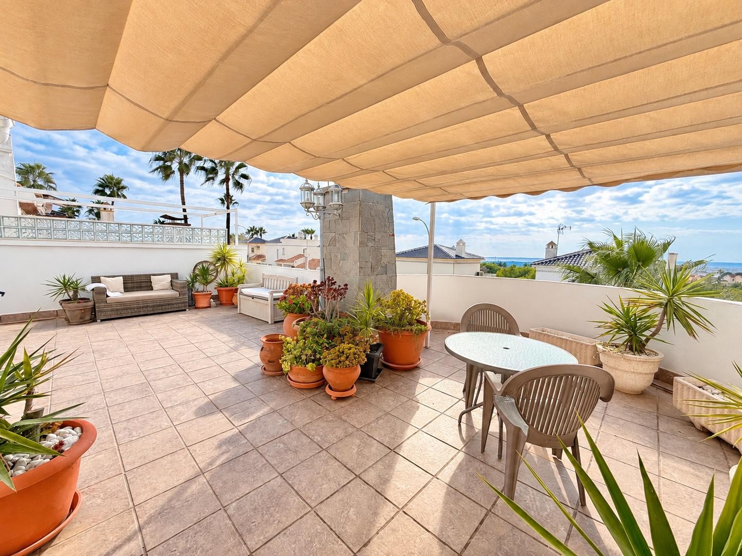 Master bedroom in villa for sale in Orihuela Costa