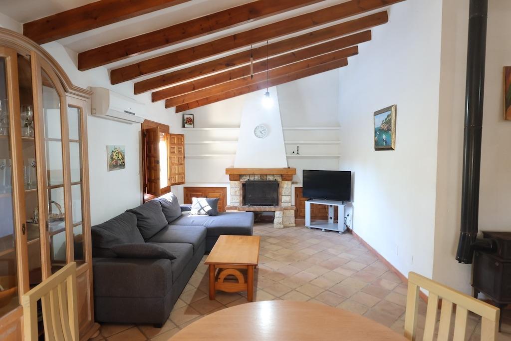 Pool area in villa for sale in Orihuela Costa