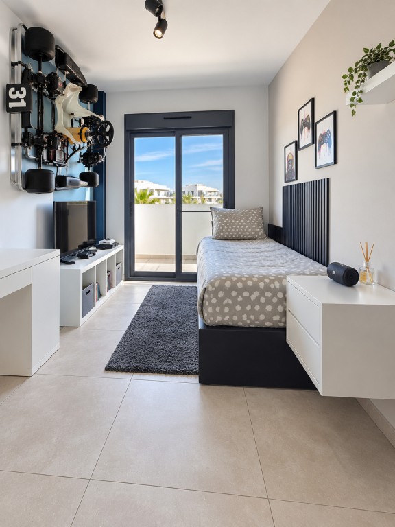 Dining area in penthouse for sale in El Raso