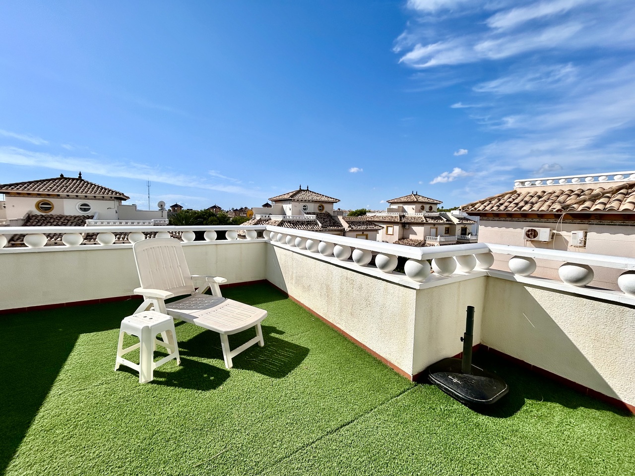 Master bedroom in terraced for sale in Cabo Roig