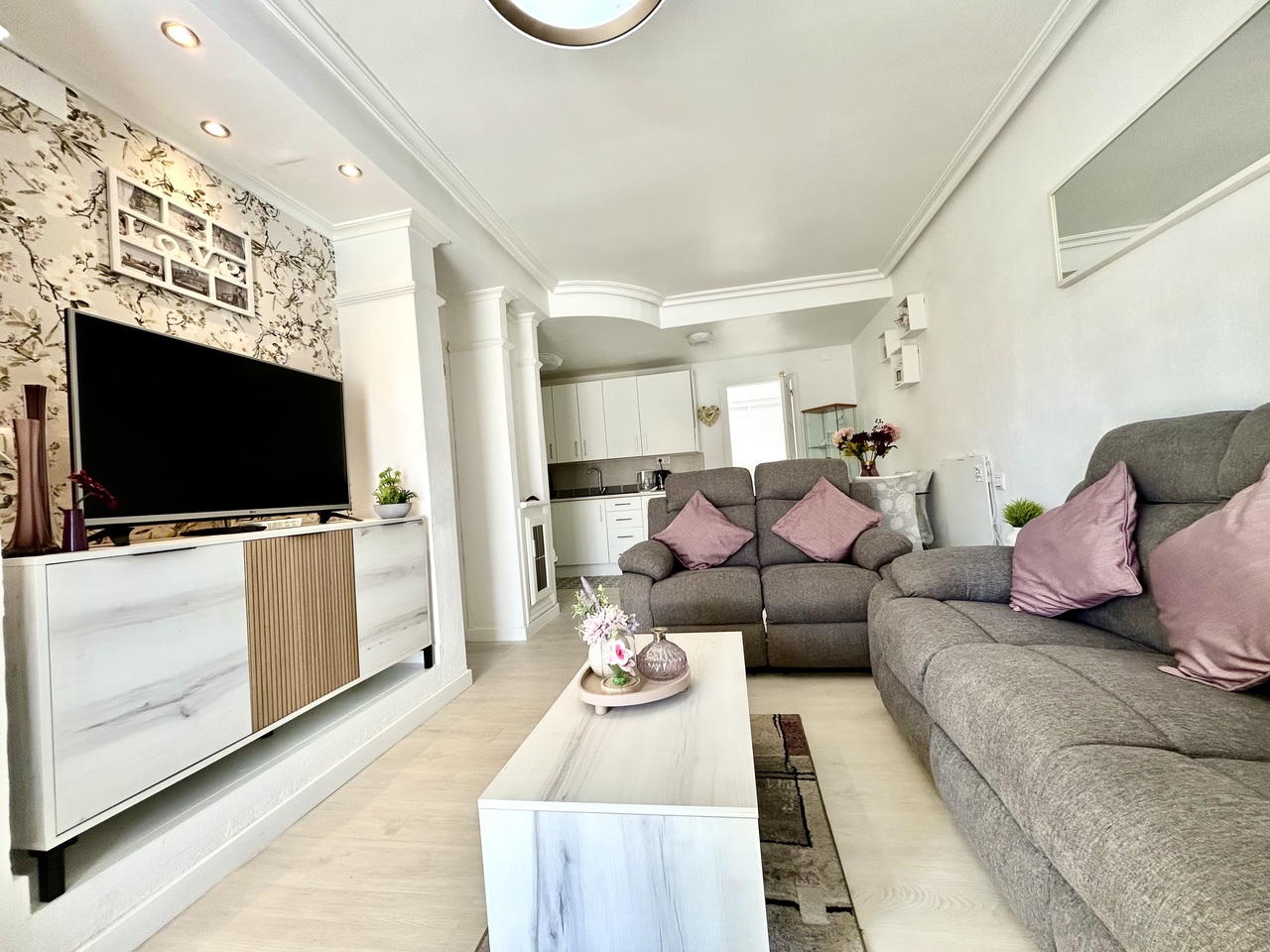 Pool area in terraced for sale in Cabo Roig