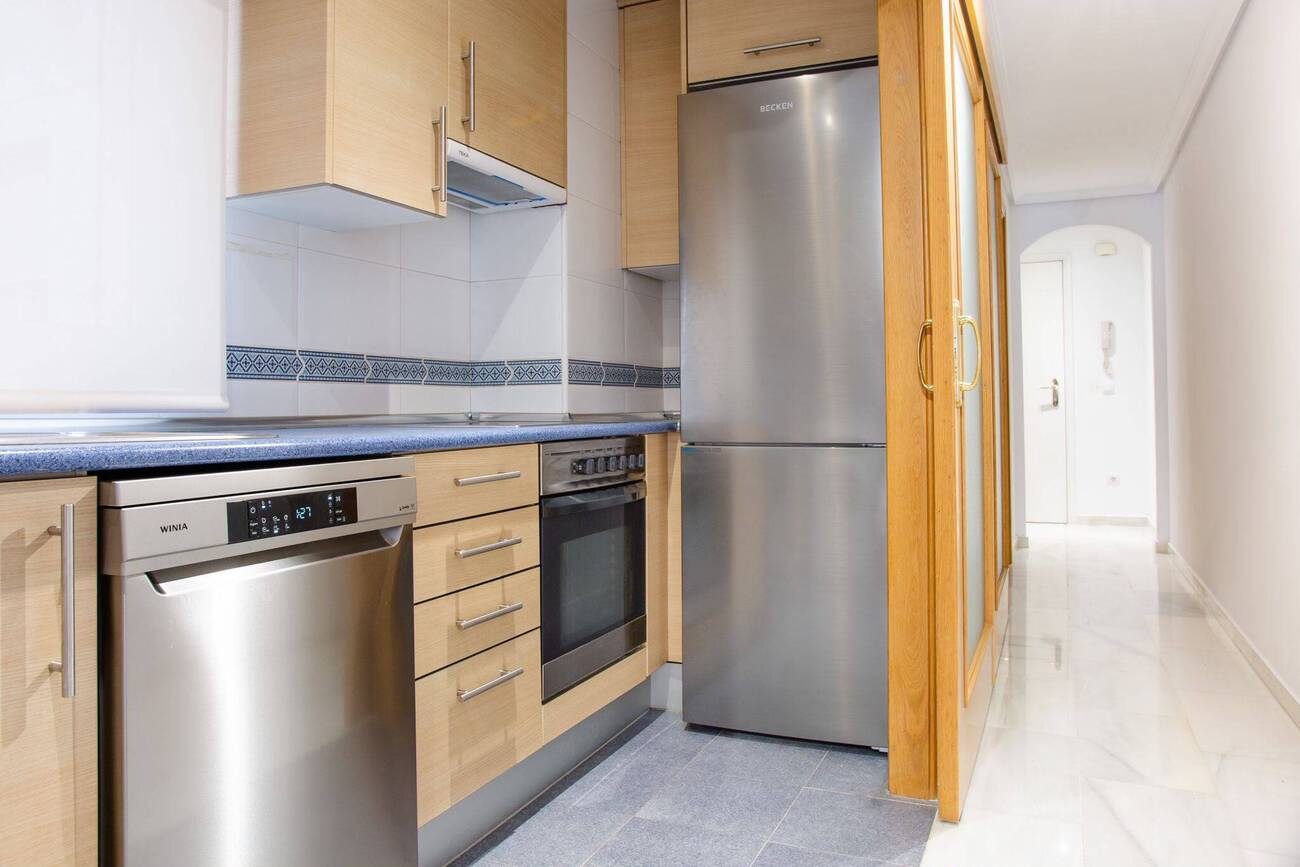 Pool area in apartment for sale in Calpe
