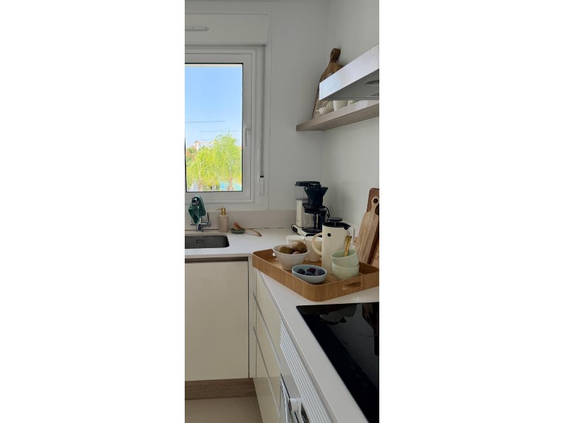 Master bedroom in penthouse for sale in Rojales