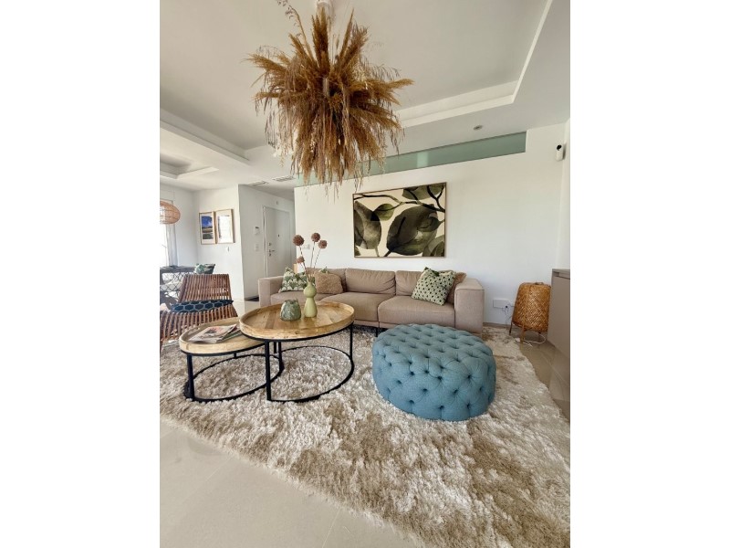 Pool area in penthouse for sale in Rojales