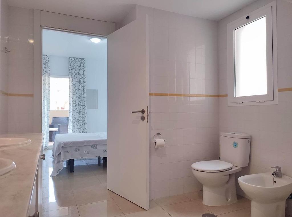 Pool area in apartment for sale in Orihuela Costa