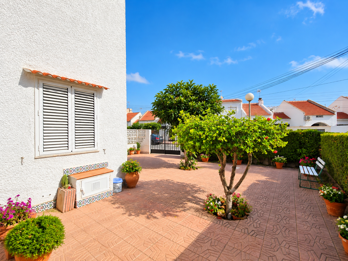 Pool area in terraced for sale in Torrevieja