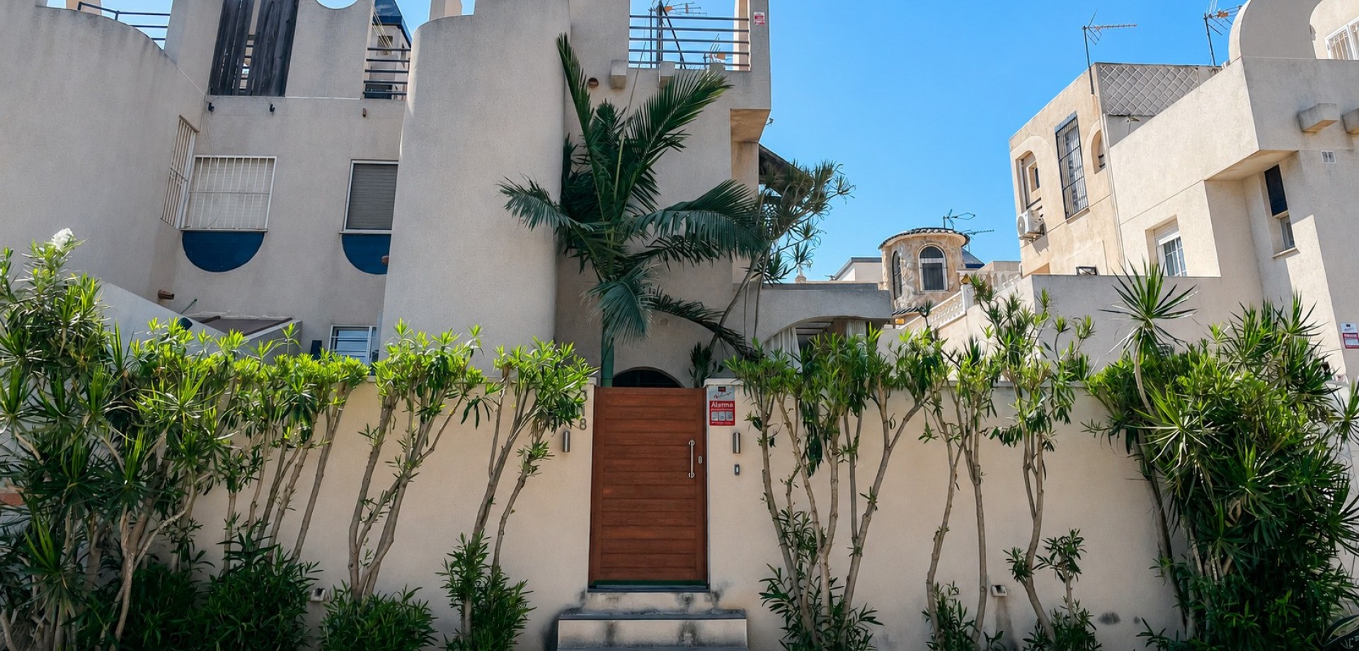 Pool area in terraced for sale in Torrevieja
