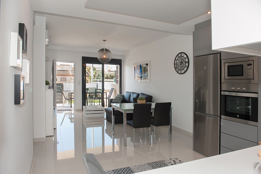 Pool area in apartment for sale in Pilar de La Horadada