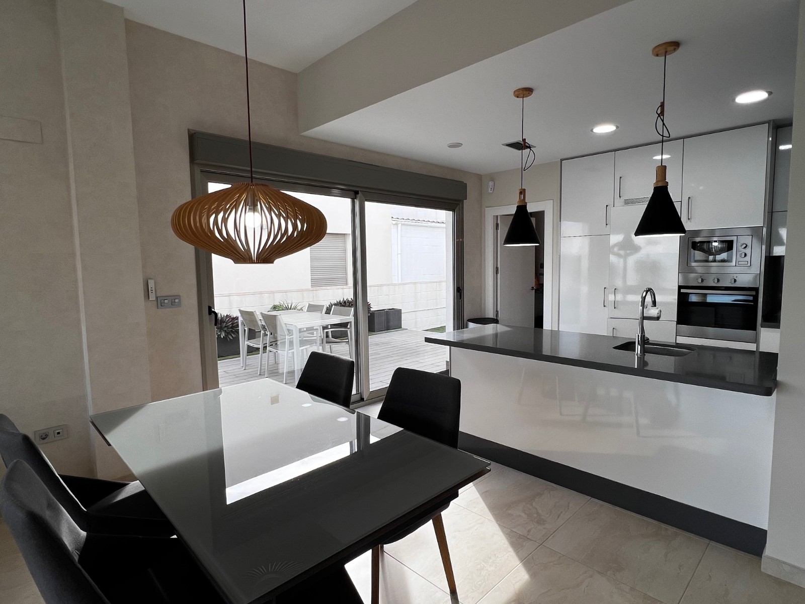 Terrace in villa for sale in Orihuela Costa