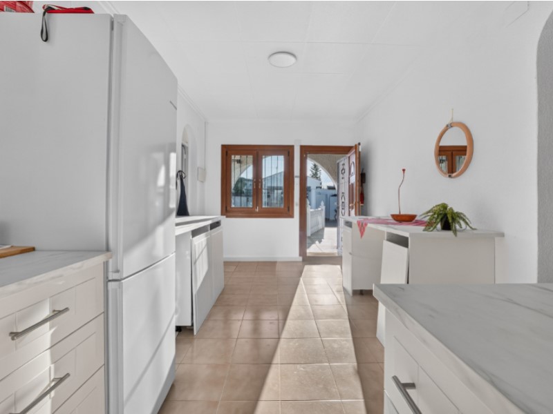 Pool area in villa for sale in Torrevieja