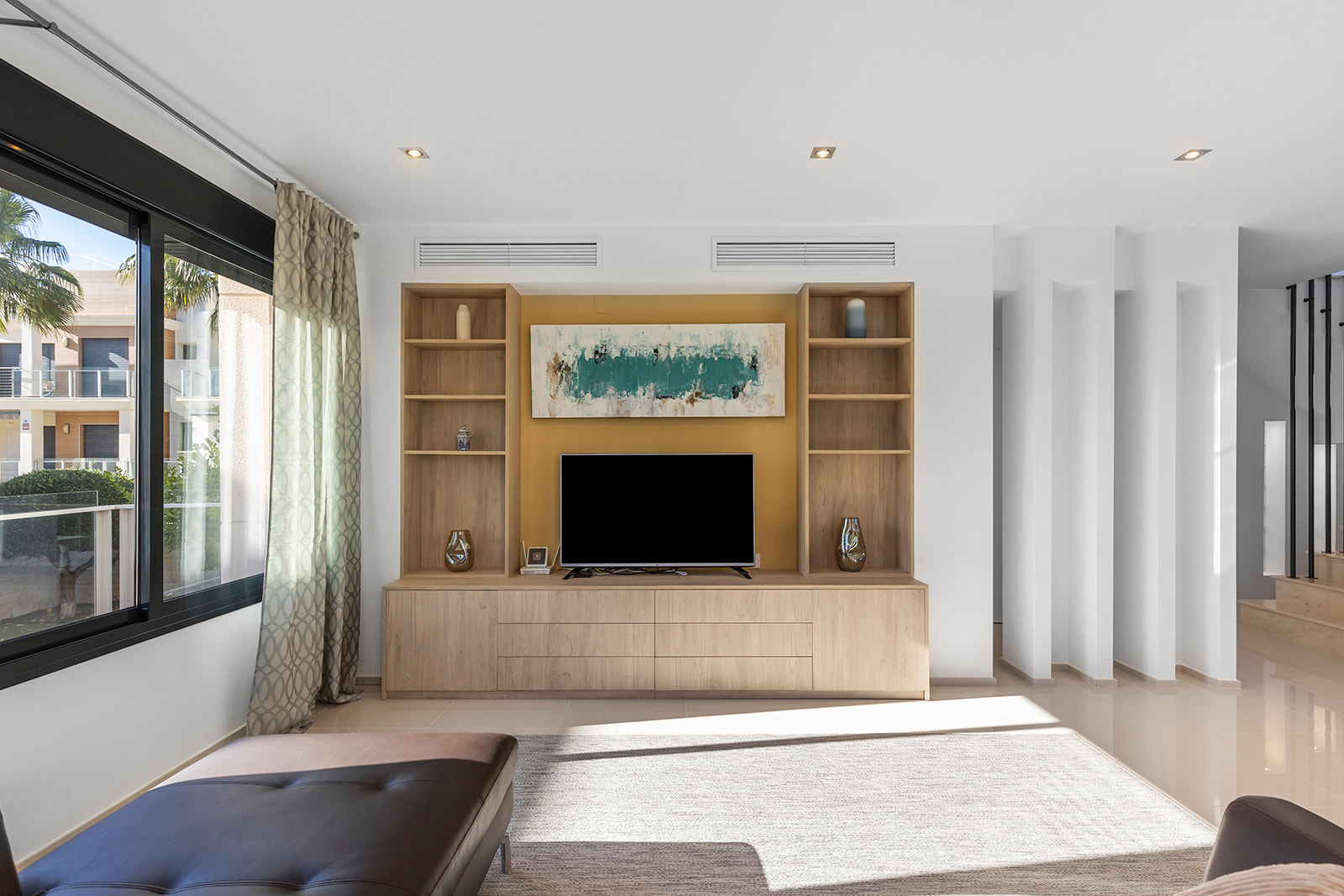Pool area in villa for sale in Orihuela Costa