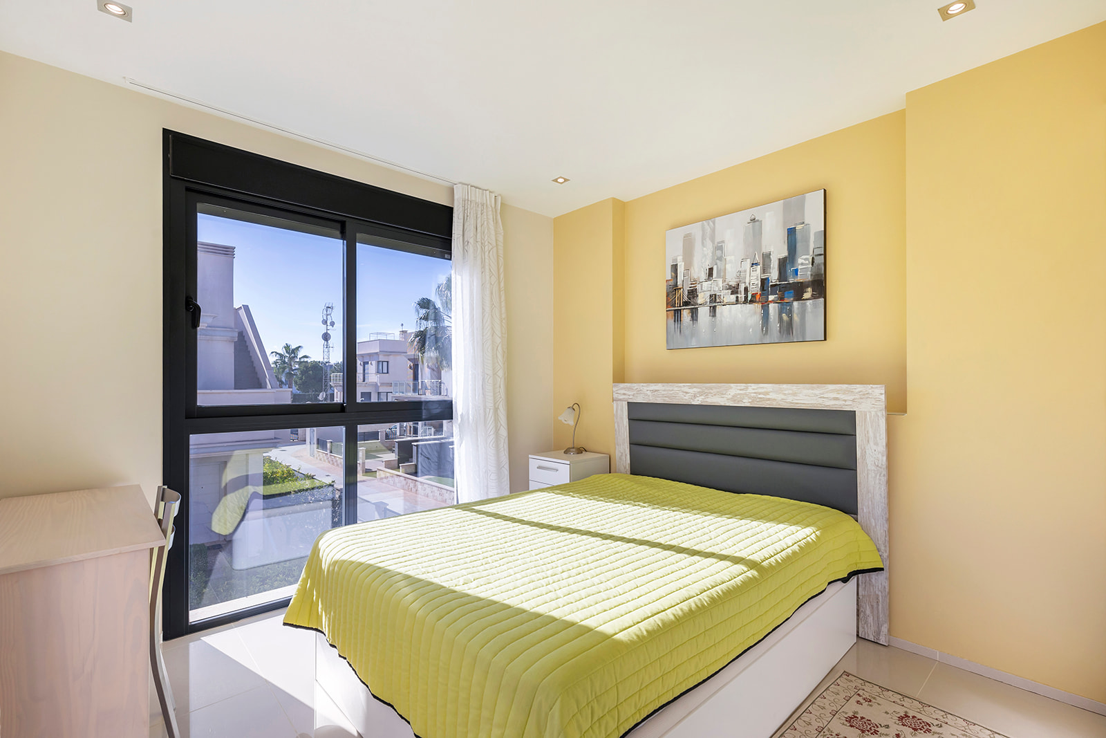 Master bedroom in villa for sale in Orihuela Costa
