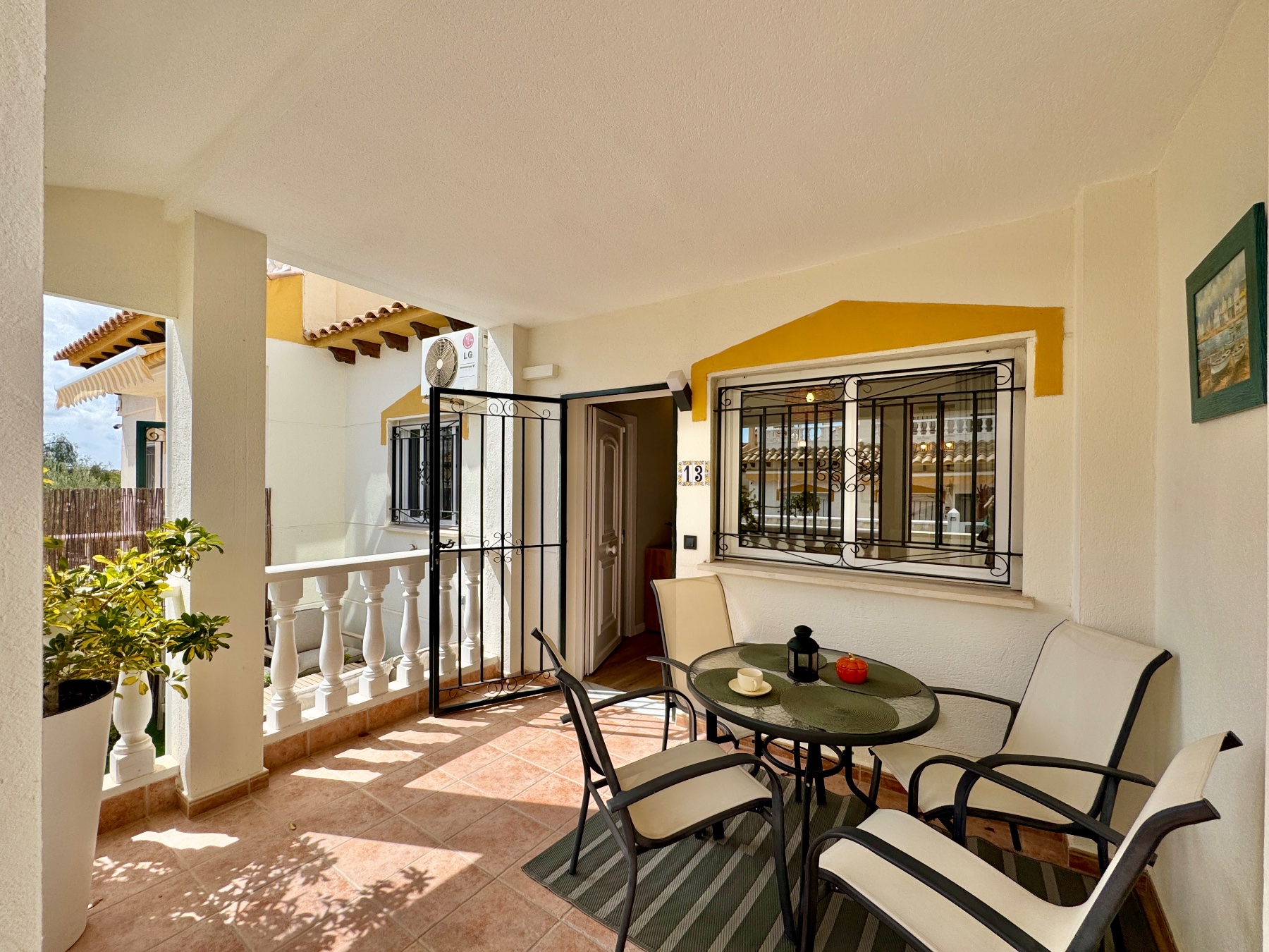 Master bedroom in terraced for sale in Orihuela Costa
