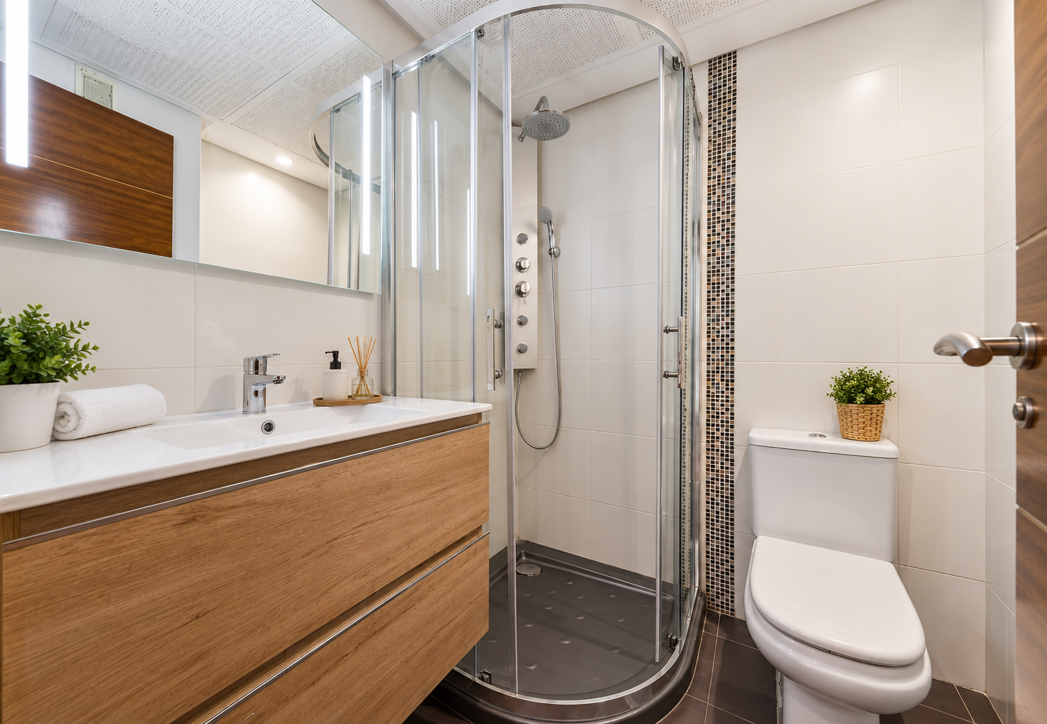 Bathroom in apartment for sale in Torrevieja