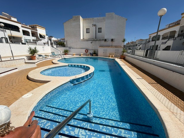 Pool area in apartment for sale in Orihuela