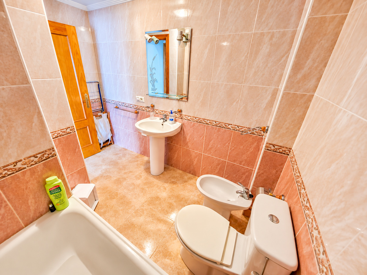 Pool area in apartment for sale in Villamartin