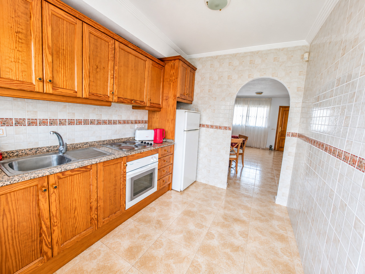 Pool area in apartment for sale in Villamartin