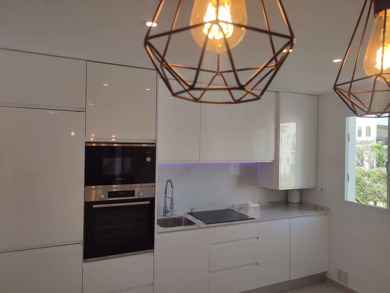 Master bedroom in apartment for sale in Hacienda Riquelme Golf Resort