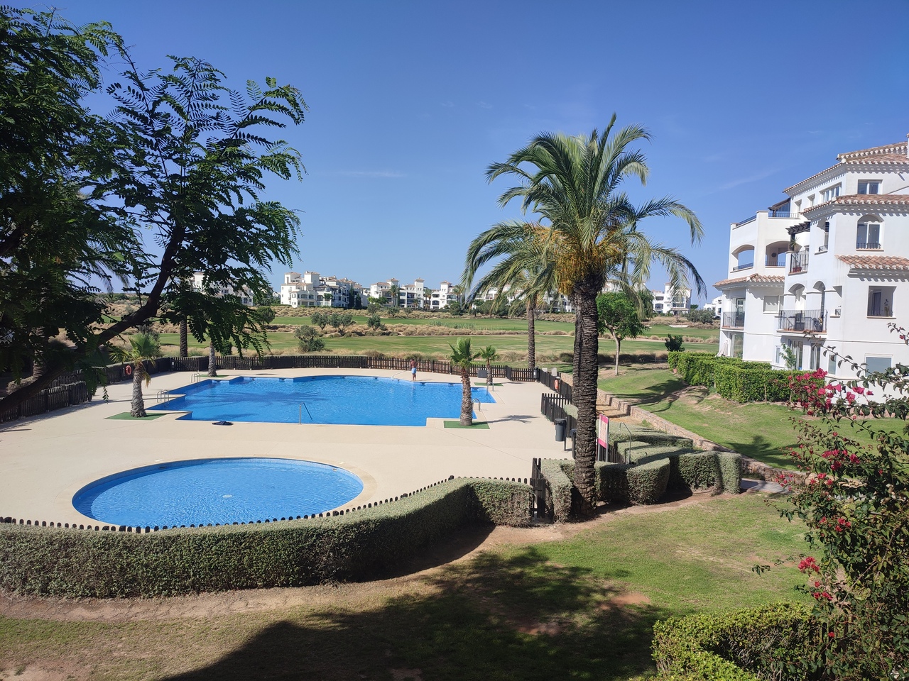 Dining area in apartment for sale in Hacienda Riquelme Golf Resort