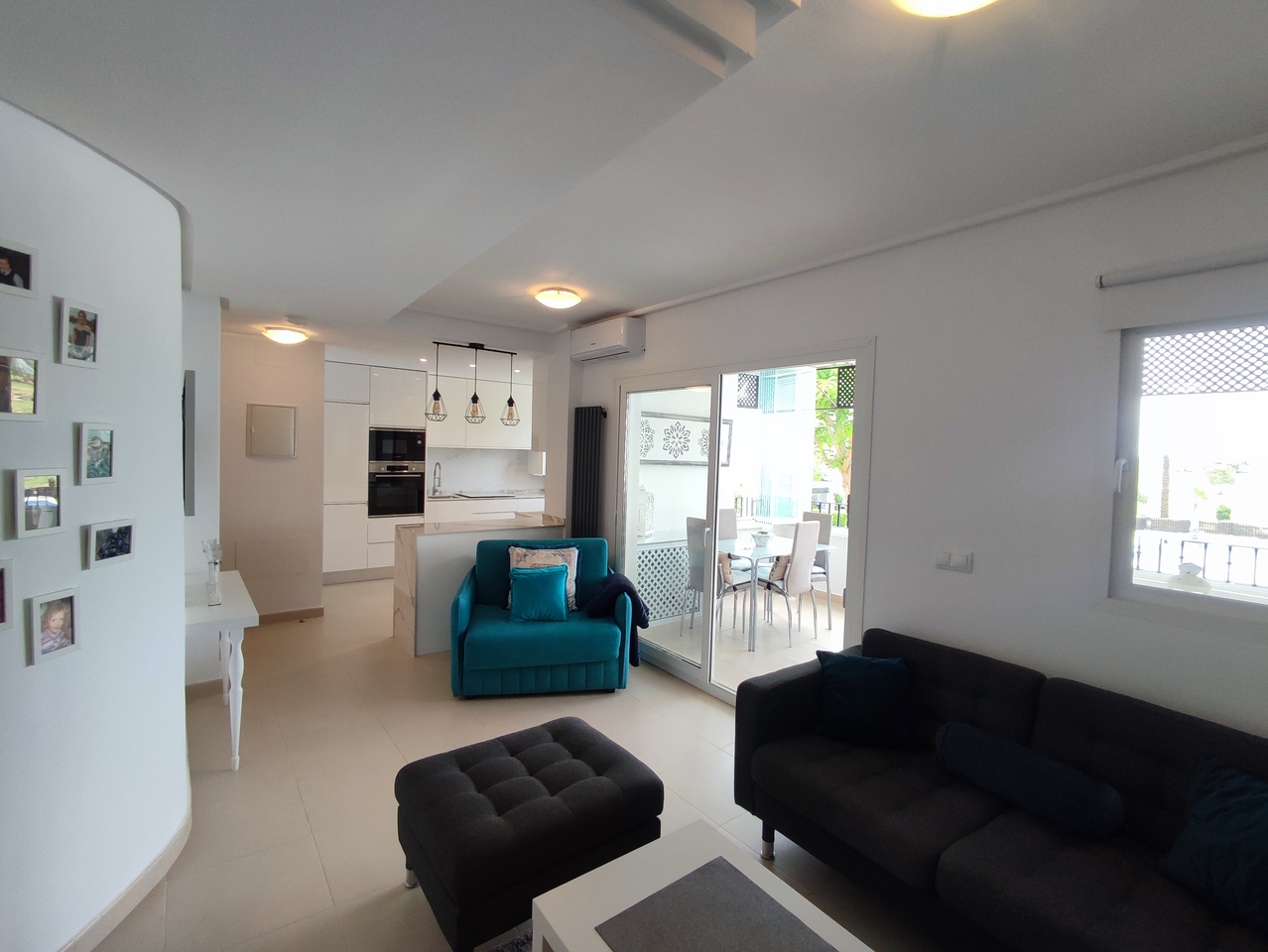 Terrace in apartment for sale in Hacienda Riquelme Golf Resort