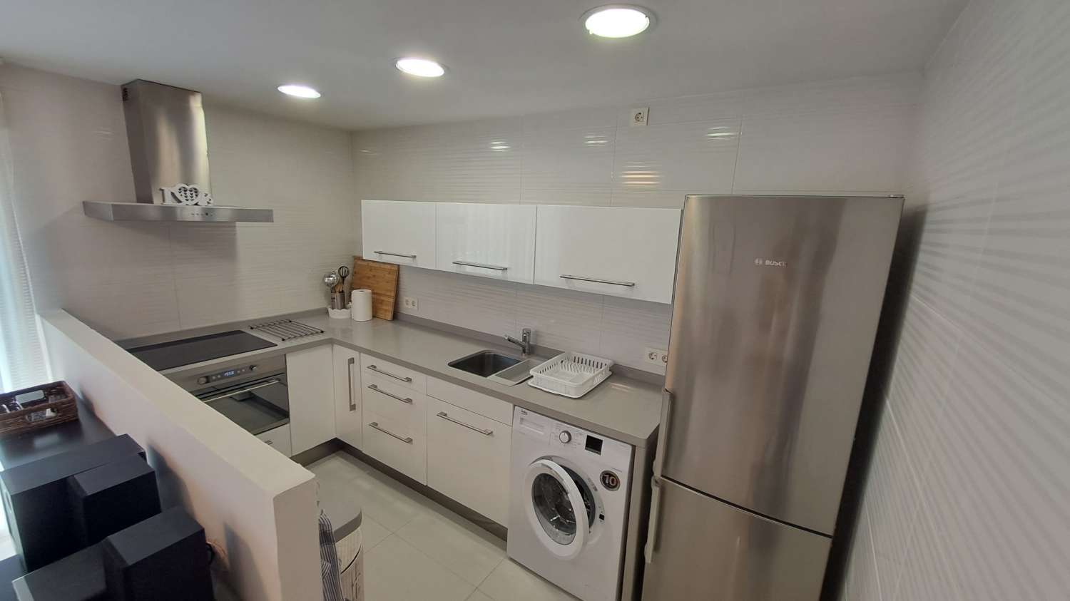 Pool area in apartment for sale in Calpe