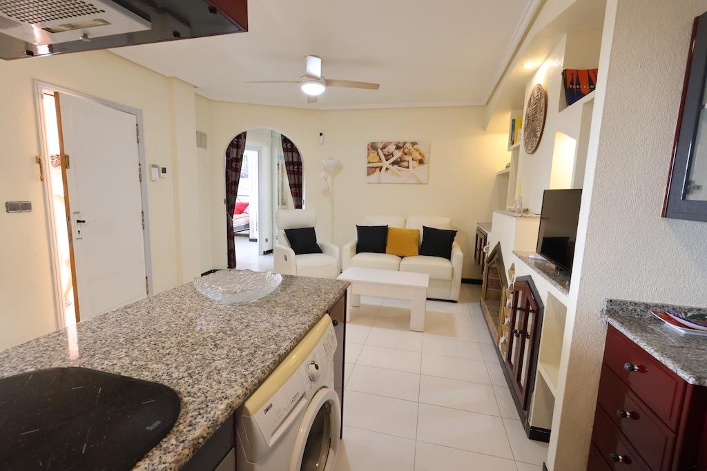 Pool area in apartment for sale in Torrevieja
