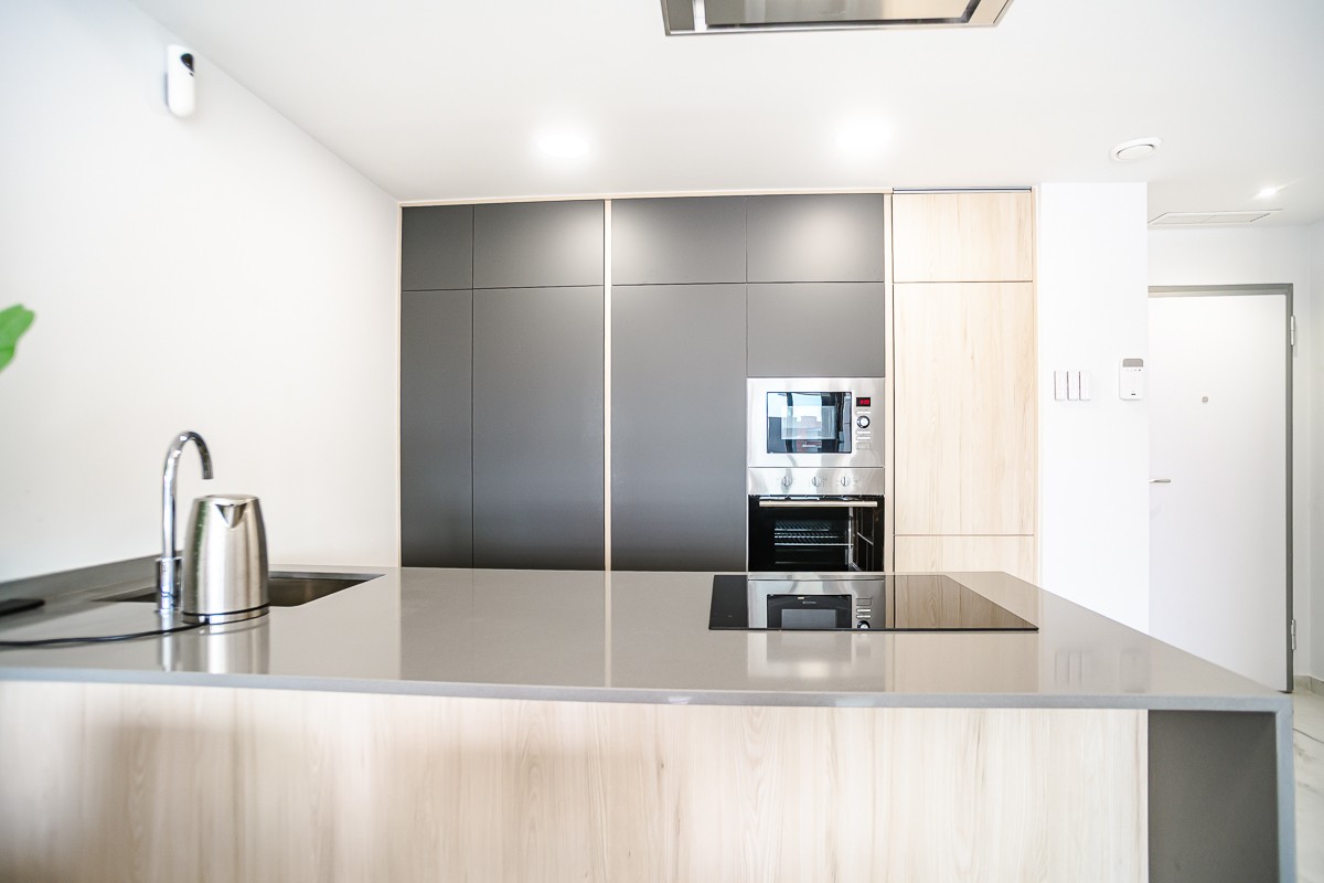 Living room in penthouse for sale in Orihuela Costa