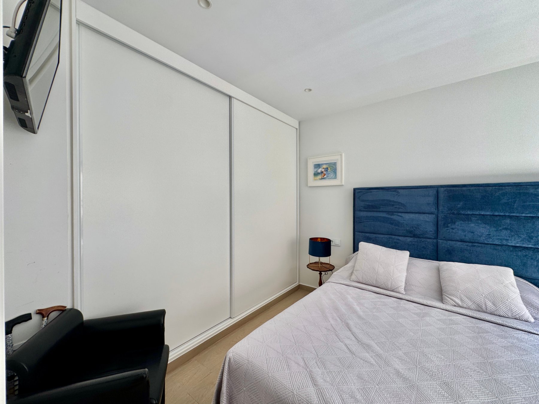 Master bedroom in terraced for sale in San Pedro del Pinatar