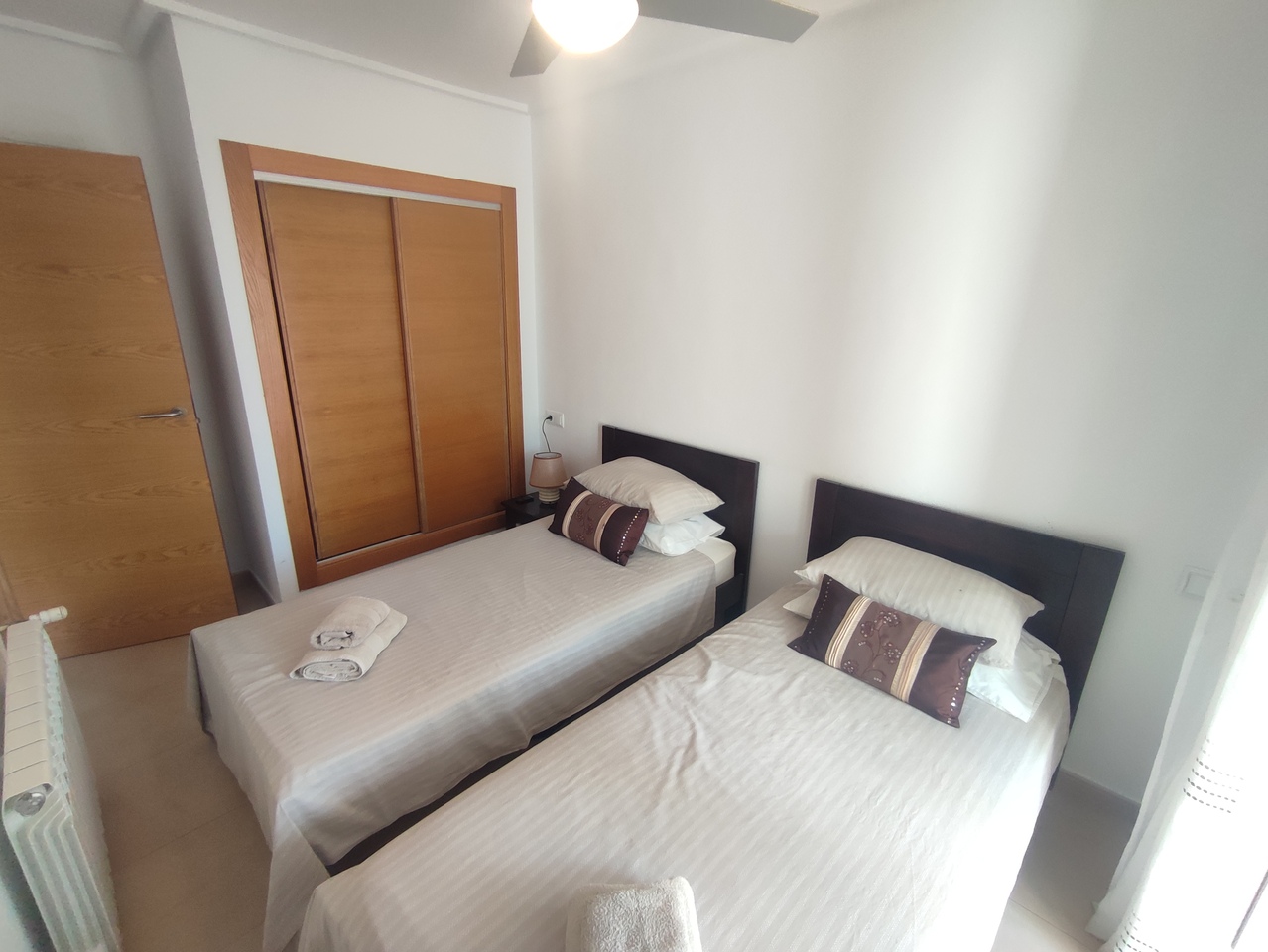 Garden in apartment for sale in Hacienda Riquelme Golf Resort