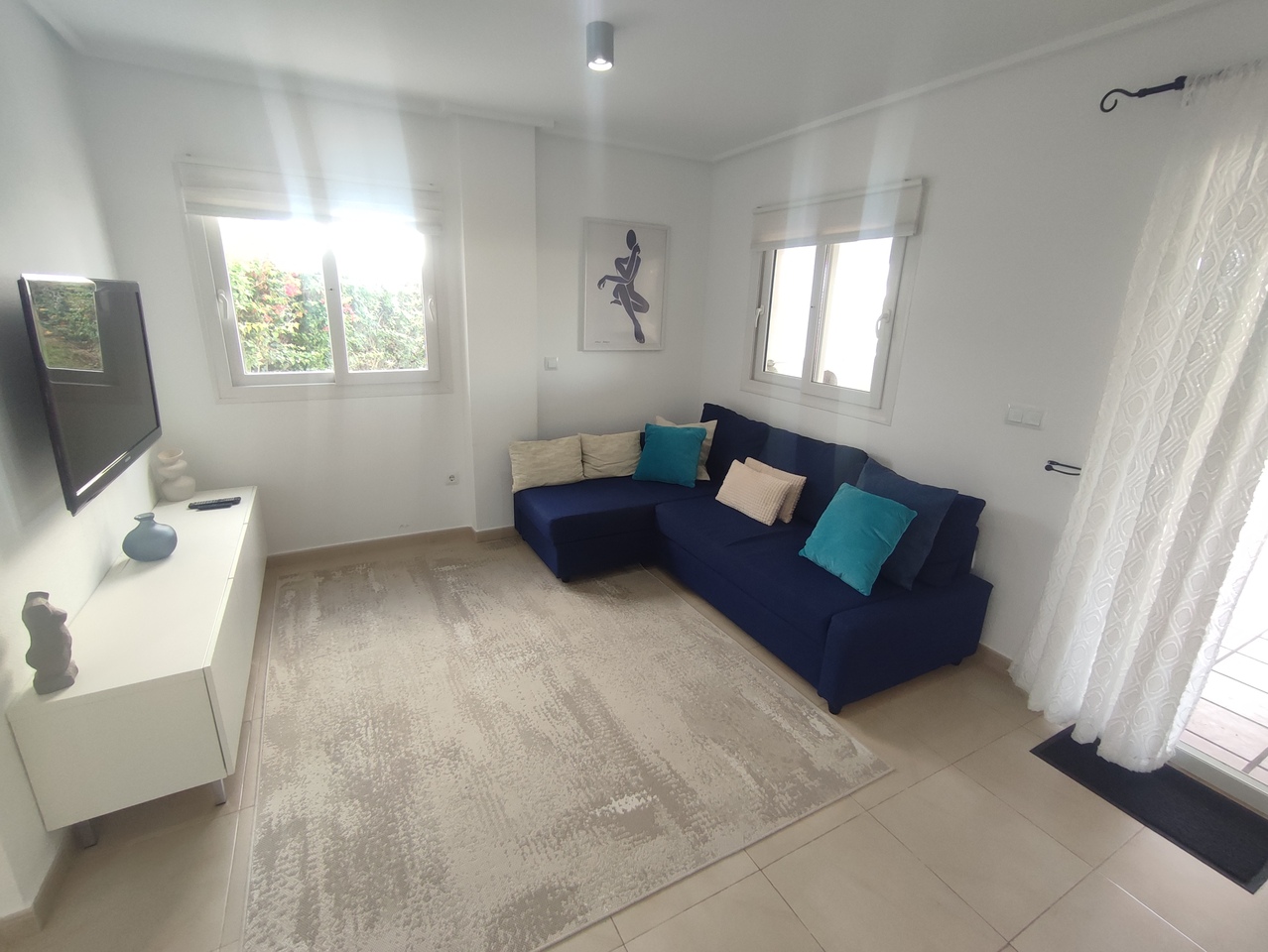 Terrace in apartment for sale in Hacienda Riquelme Golf Resort