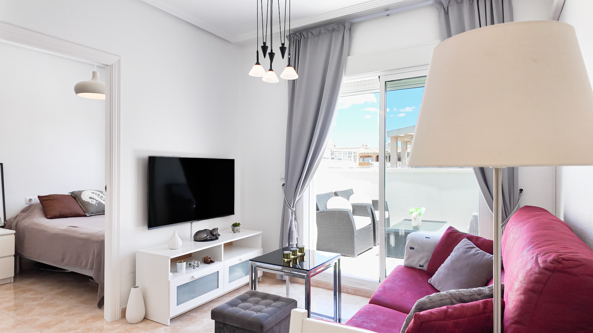 Garden in apartment for sale in Torrevieja