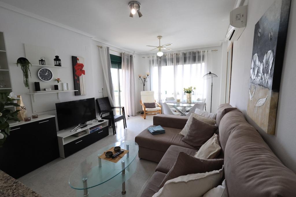 Pool area in apartment for sale in Orihuela Costa