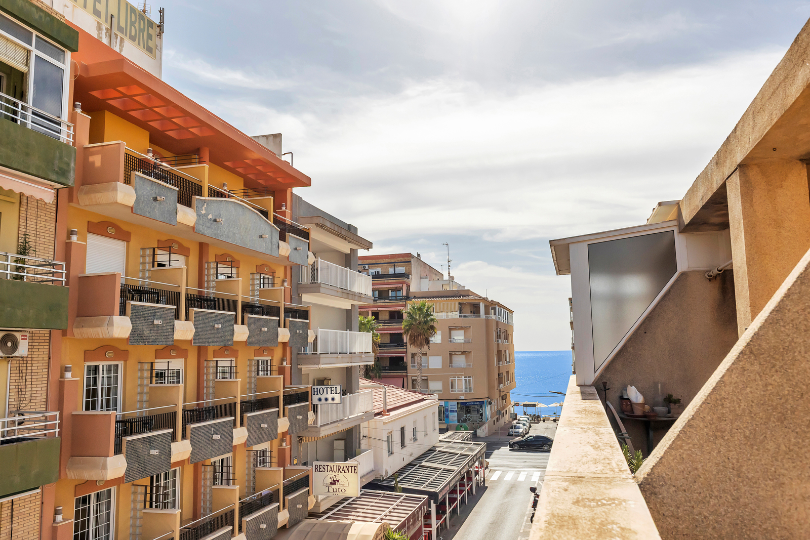 Pool area in apartment for sale in Torrevieja