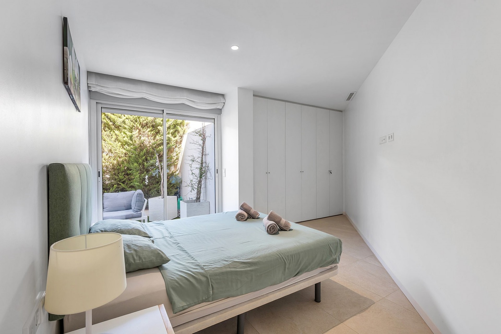 Pool area in apartment for sale in Torrevieja